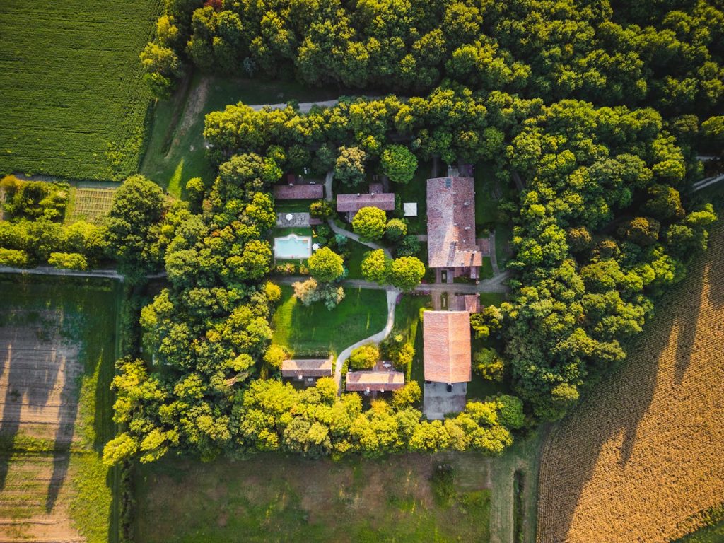 aerial-view-of-charming-estate-surrounded-by-trees-35116768